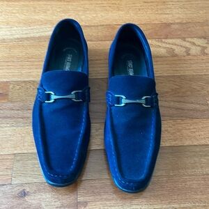 Men’s Navy blue suede shoes size 14
